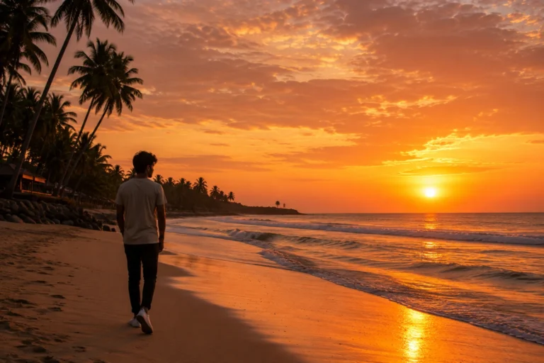 beach and sunset